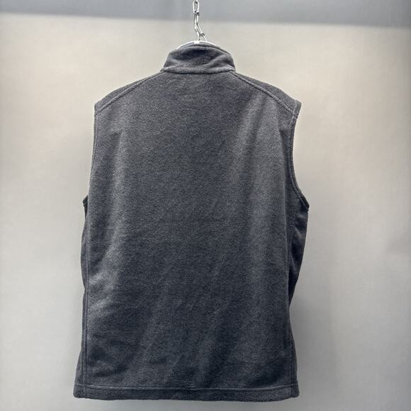 Columbia Vest Jacket Dark Gray Fleece Outdoors Hiking Lightweight Men’s L NEW - Picture 4 of 9